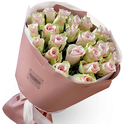 25 роз Pink Athena - заказать с доставкой