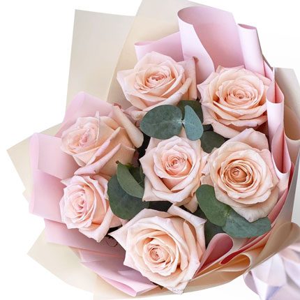 Букет “7 троянд Кімберлі” - доставка по Україні