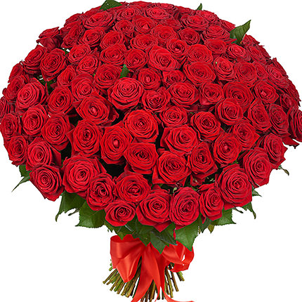 Акция! "101 красная роза" - доставка по Украине