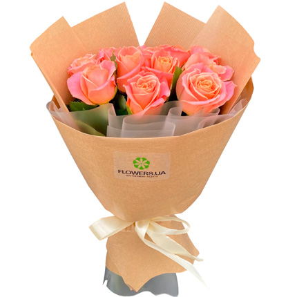 Букет "11 троянд Міс Піггі" - доставка по Україні