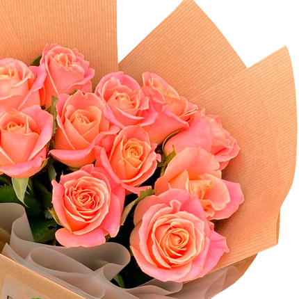 Букет "11 троянд Міс Піггі" - замовити з доставкою