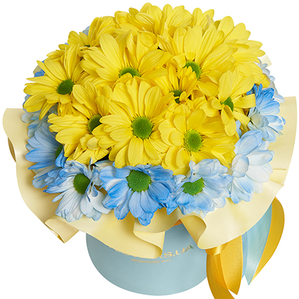 Цветы в коробке "Мое чудо" – доставка по Украине