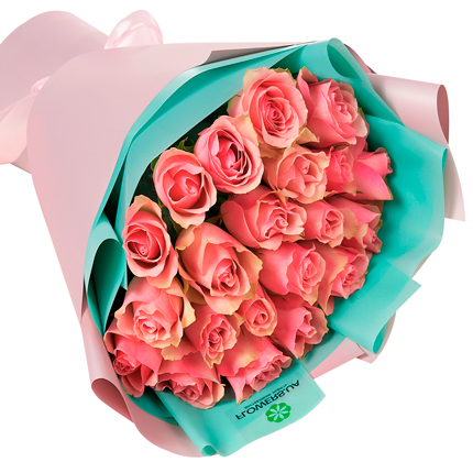 Bouquet “21 roses Belle Rose” – order with delivery