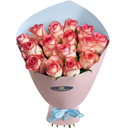 Букет "15 роз Джумилия" – заказать с доставкой