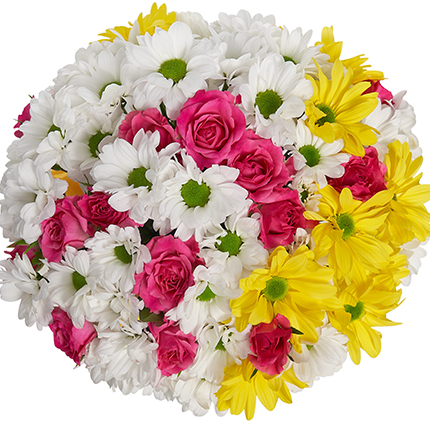 Flowers in a box "My heart" – order with delivery