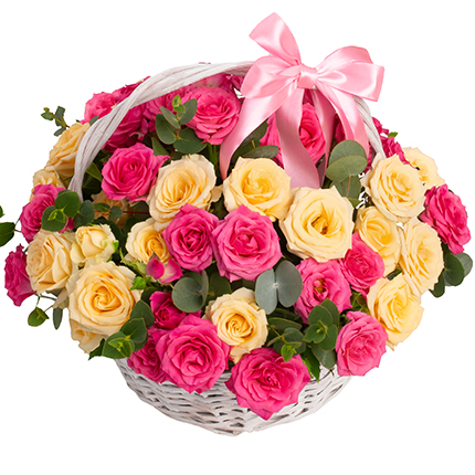 Basket "Pink whirlwind" – order with delivery