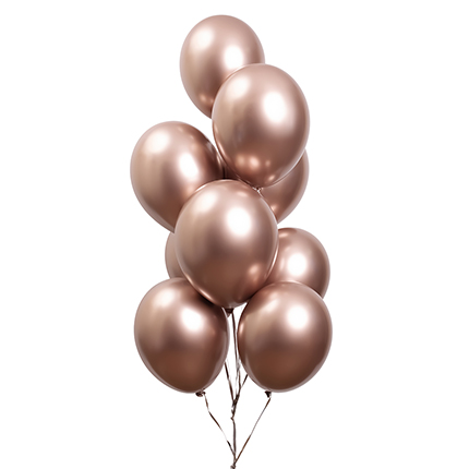 Balloon fountain "Rose gold" – order with delivery