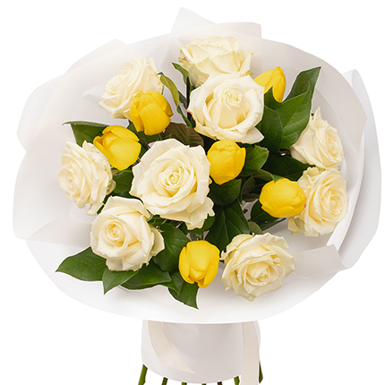 Delicate bouquet "Sunny morning" – order with delivery