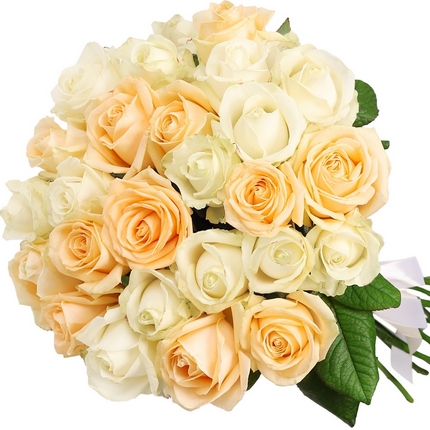 Микс “Нежность” из 21 розы – заказать с доставкой