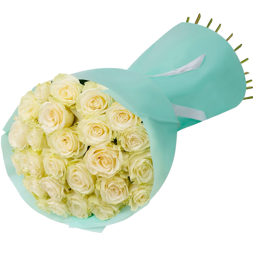 Монобукет "25 троянд Мондіаль" – замовити з доставкою