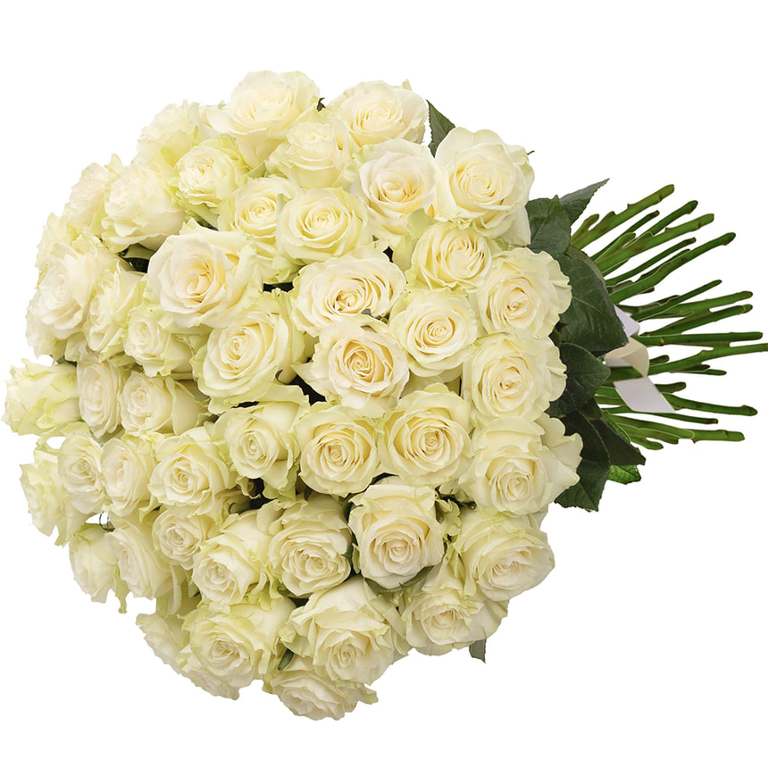 Монобукет "51 троянда Мондіаль" – замовити з доставкою