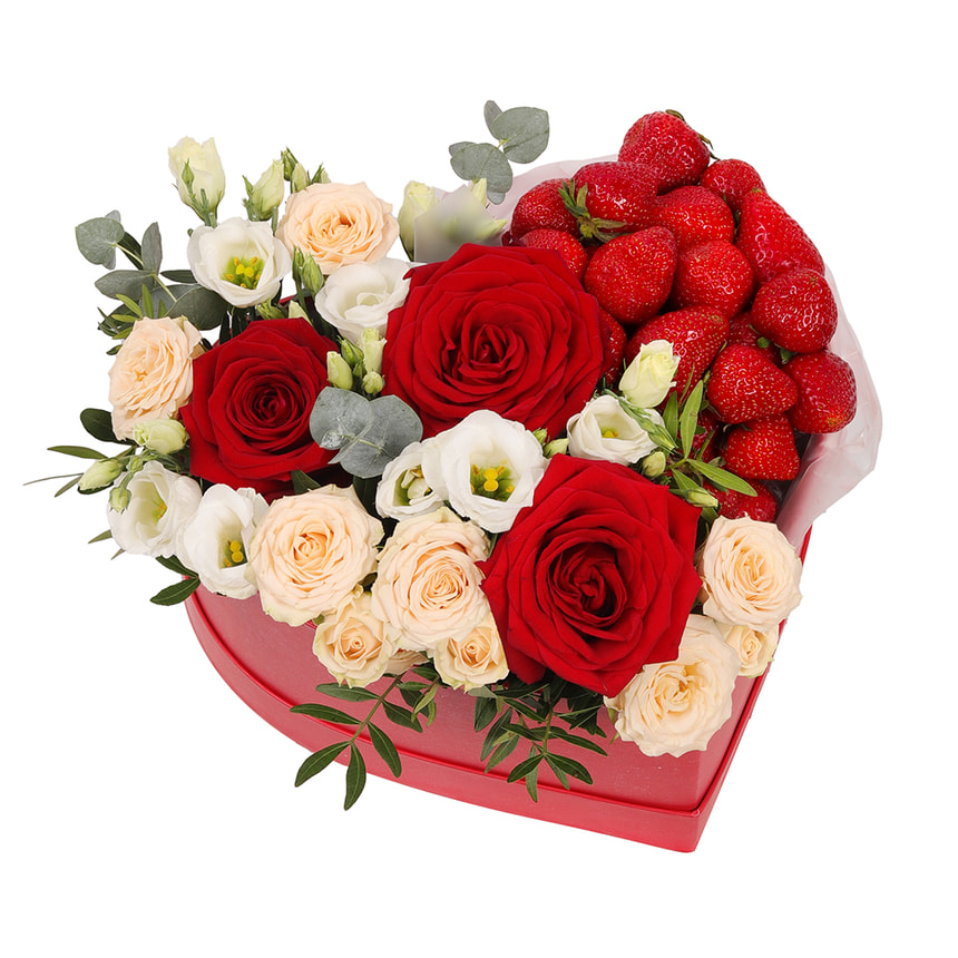 Composition "Strawberry Love" – order with delivery