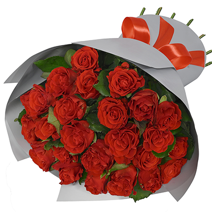 Monobouquet "25 El Toro roses" – order with delivery