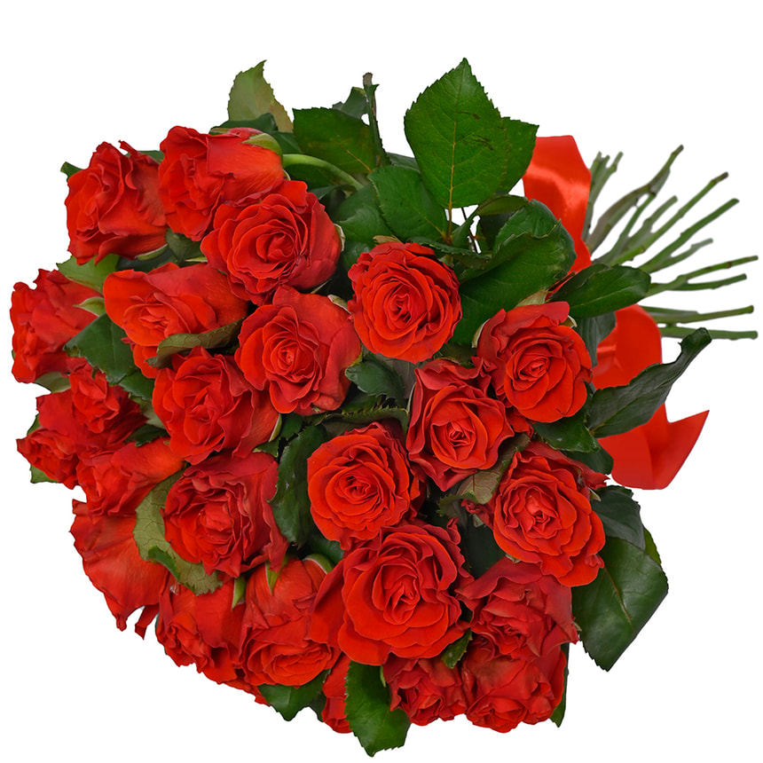 Monobouquet "21 El Toro roses" – order with delivery