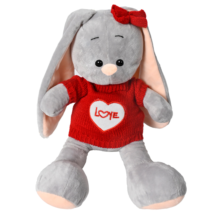 Bunny "Lapochka", 35 cm – delivery in Ukraine