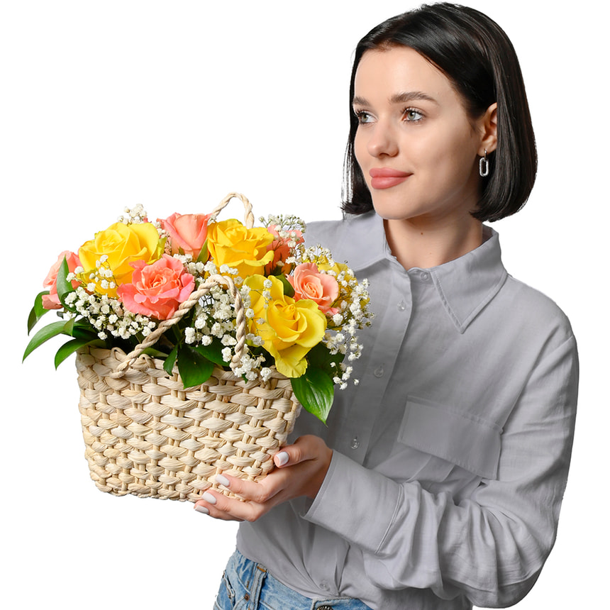 Basket of flowers "Alice" – delivery in Ukraine