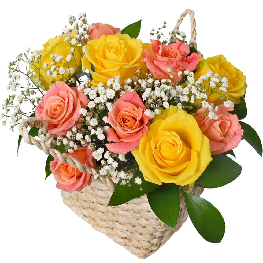 Basket of flowers "Alice" – order with delivery