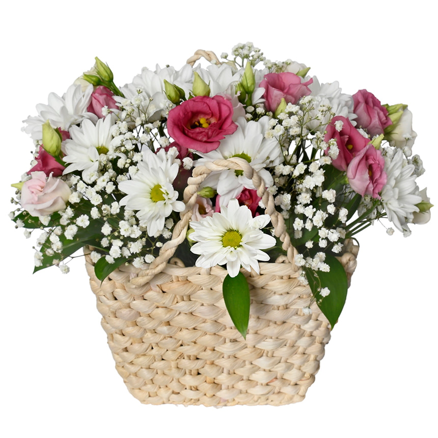 Basket of flowers "Dreamland" – order with delivery