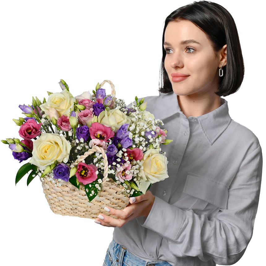 Basket of flowers "Someday" – delivery in Ukraine