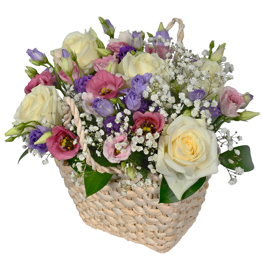 Basket of flowers "Someday" – order with delivery