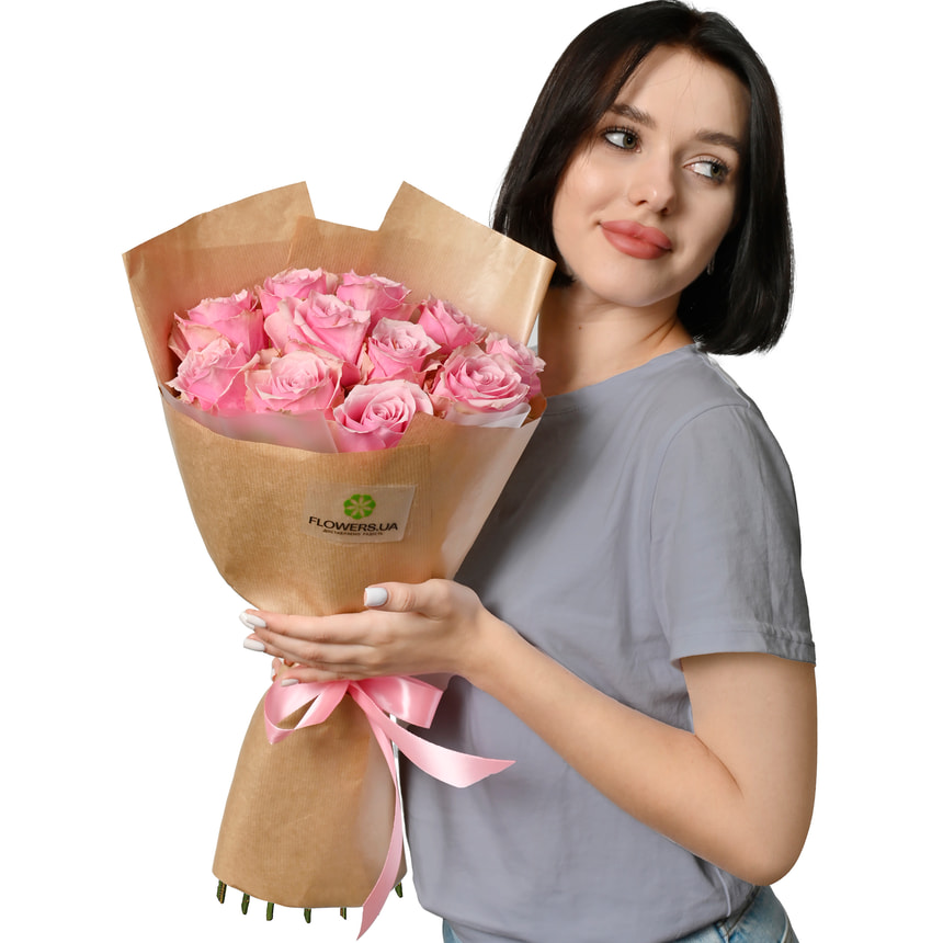 "11 Athena Royale roses" bouquet – delivery in Ukraine