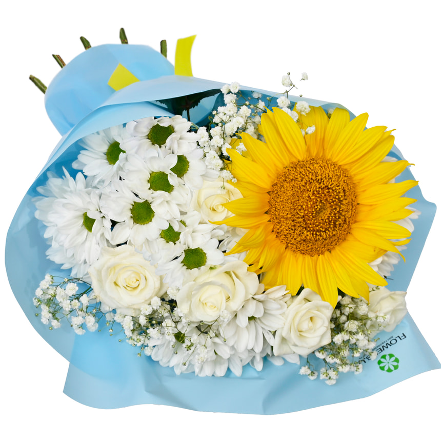 "Golden sunbeam" bouquet – order with delivery