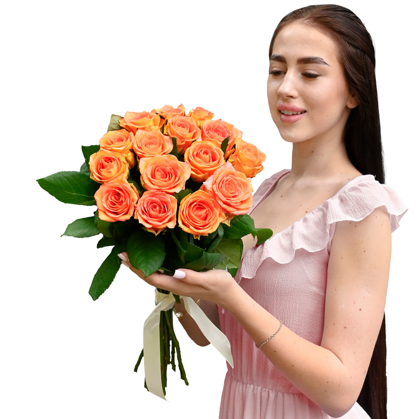 Bouquet "15 roses Mighty" – delivery in Ukraine