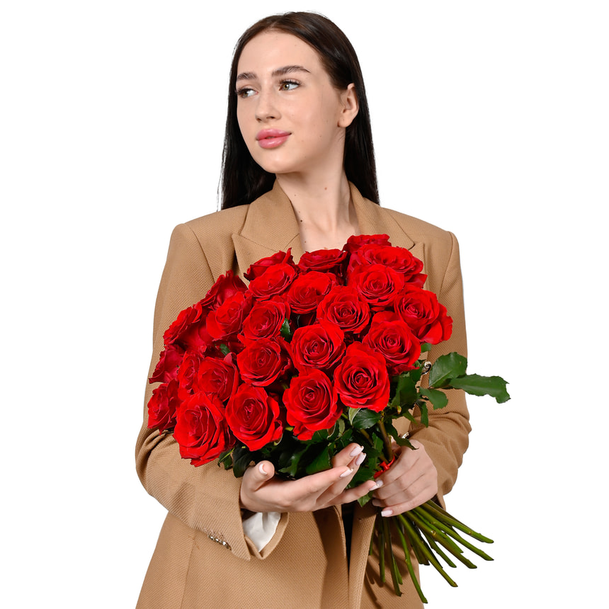 29 red roses – delivery in Ukraine