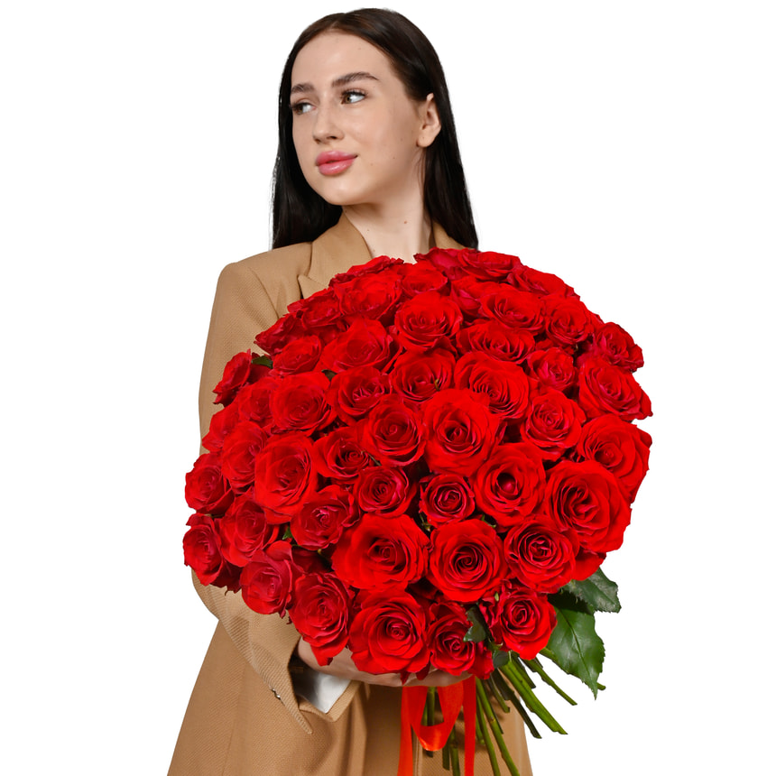 45 red roses – delivery in Ukraine