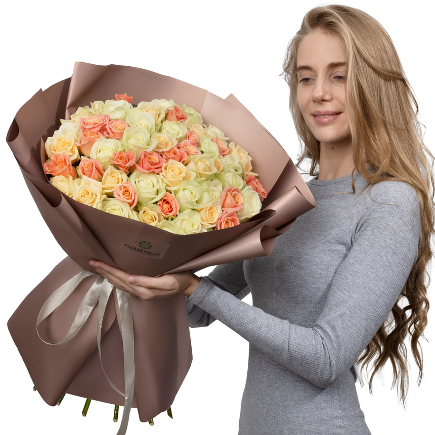 "51 tender shades" bouquet – delivery in Ukraine