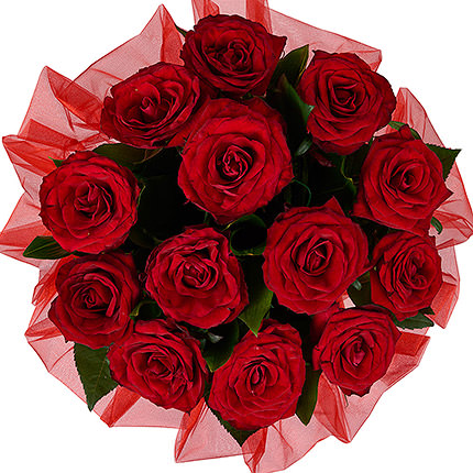 Букет троянд "Пристрасть" - доставка по Україні