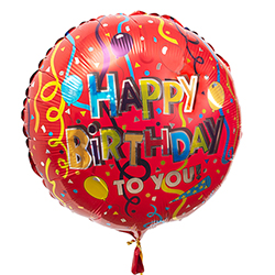 Foil balloon "Happy Birthday"
