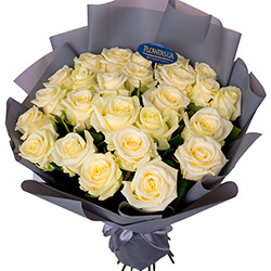 Bouquet "25 white roses"