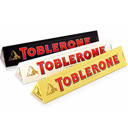 Шоколад "Toblerone" (в ассортименте)