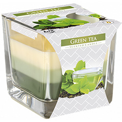 Свічка тришарова "Зелений чай"