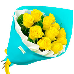 Bouquet "11 yellow roses"