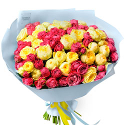 Bright bouquet "19 spray roses"