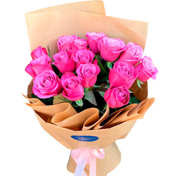 Bouquet "15 Prince of Persia roses"