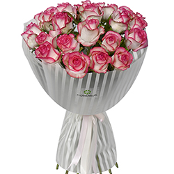 "25 roses Jumilia" bouquet