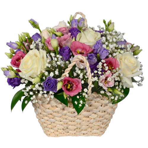 Basket of flowers "Someday"